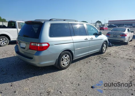 2005 Honda Odyssey Ex-L из США, поврежденный, VIN 5FNRL38765B095027